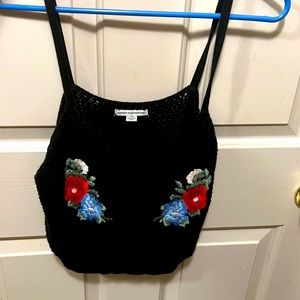 Tank crop crochet top